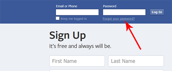 My find where facebook do on i password How To