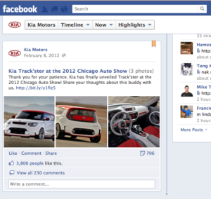 Facebook allows specified posts to be more prominent in the timeline