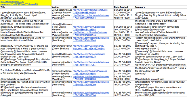 twitter-search-google-spreadsheets