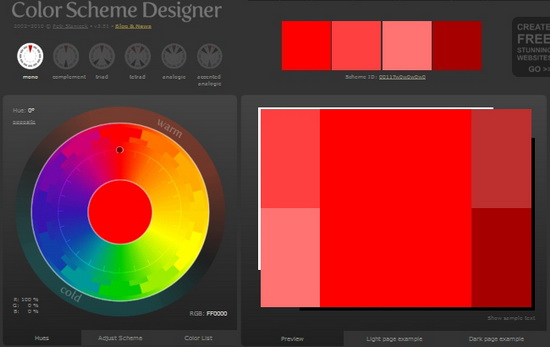 Color Scheme Designer