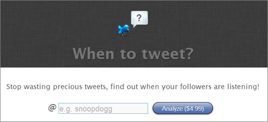 When To Tweet
