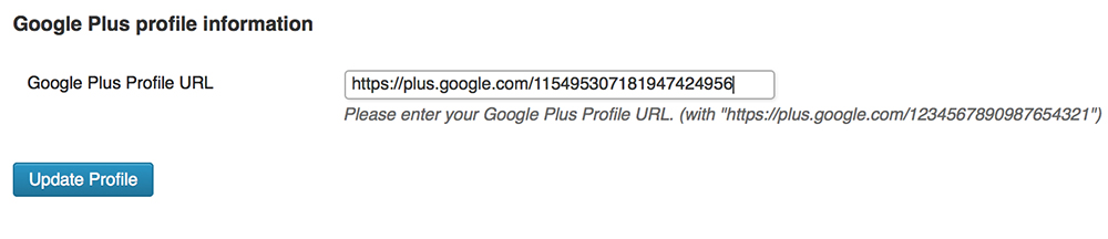 Google Plus Authorship Plugin
