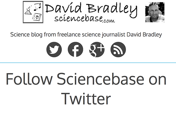 Follow Sciencebase on Twitter page