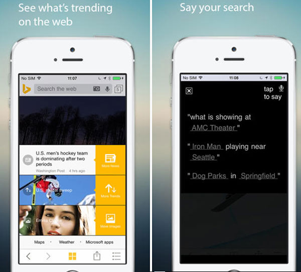 Bing On iPhone
