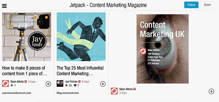 Jetpack - Content Marketing Magazine