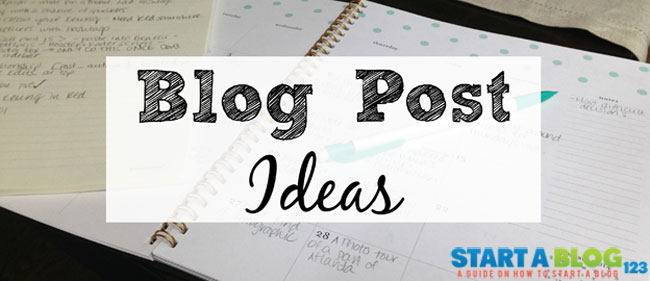 The Ultimate List of Blog Post Ideas