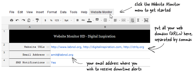 Google Docs monitoring tools