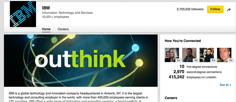 IBM Company Page