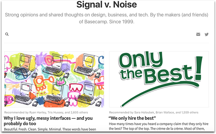 Signal VS Noise