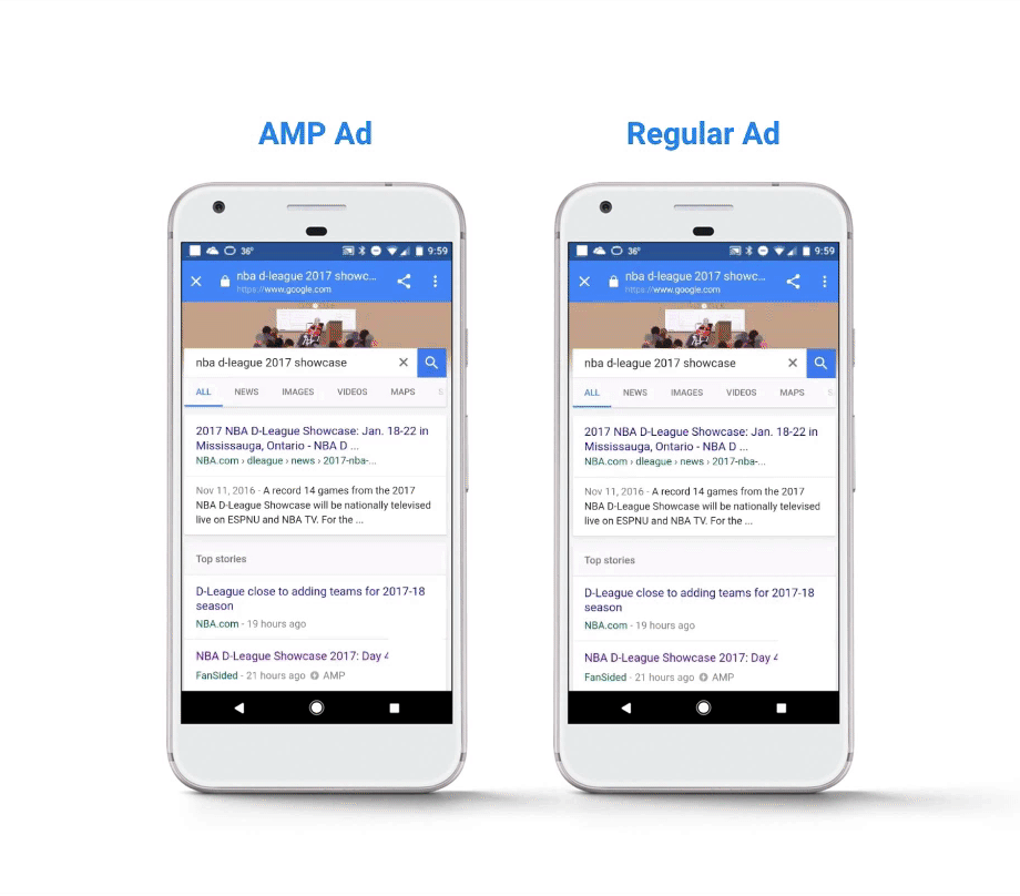 Google adds AMP ads