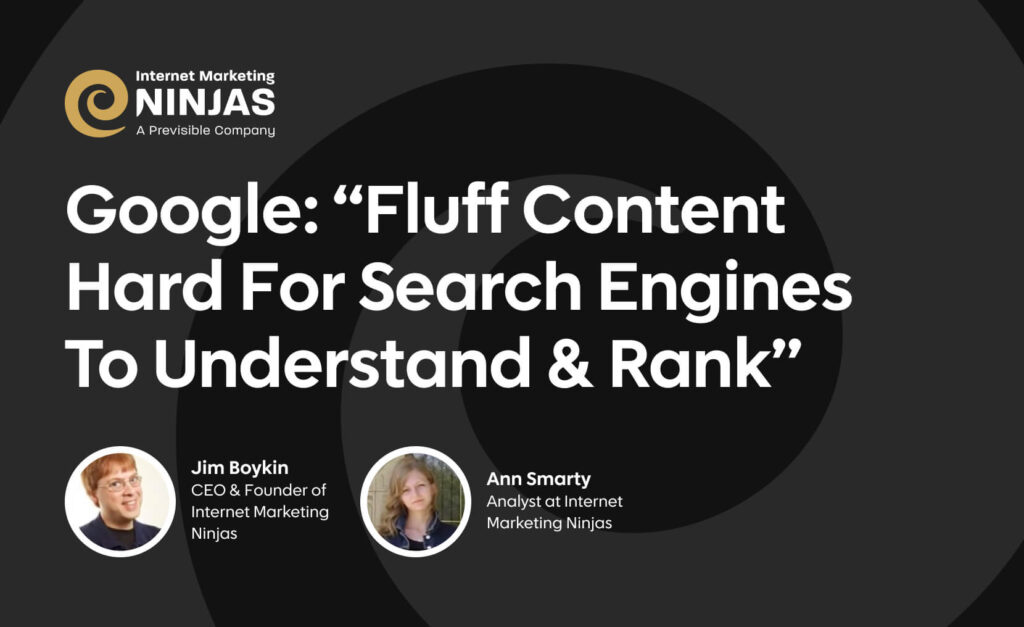 How to identify and avoid fluff content for better rankings