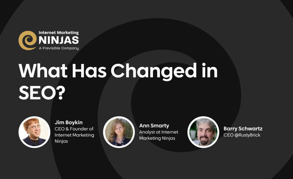 What has changed in seo